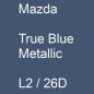 Preview: Mazda, True Blue Metallic, L2 / 26D.